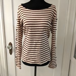 Scotch & Soda trendy striped top Size 1 Long Sleeves